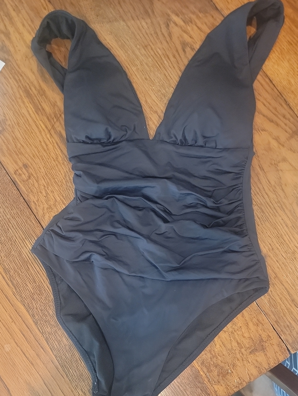 Daniel Cremieux Black One-Piece with Subtle Branded Tag